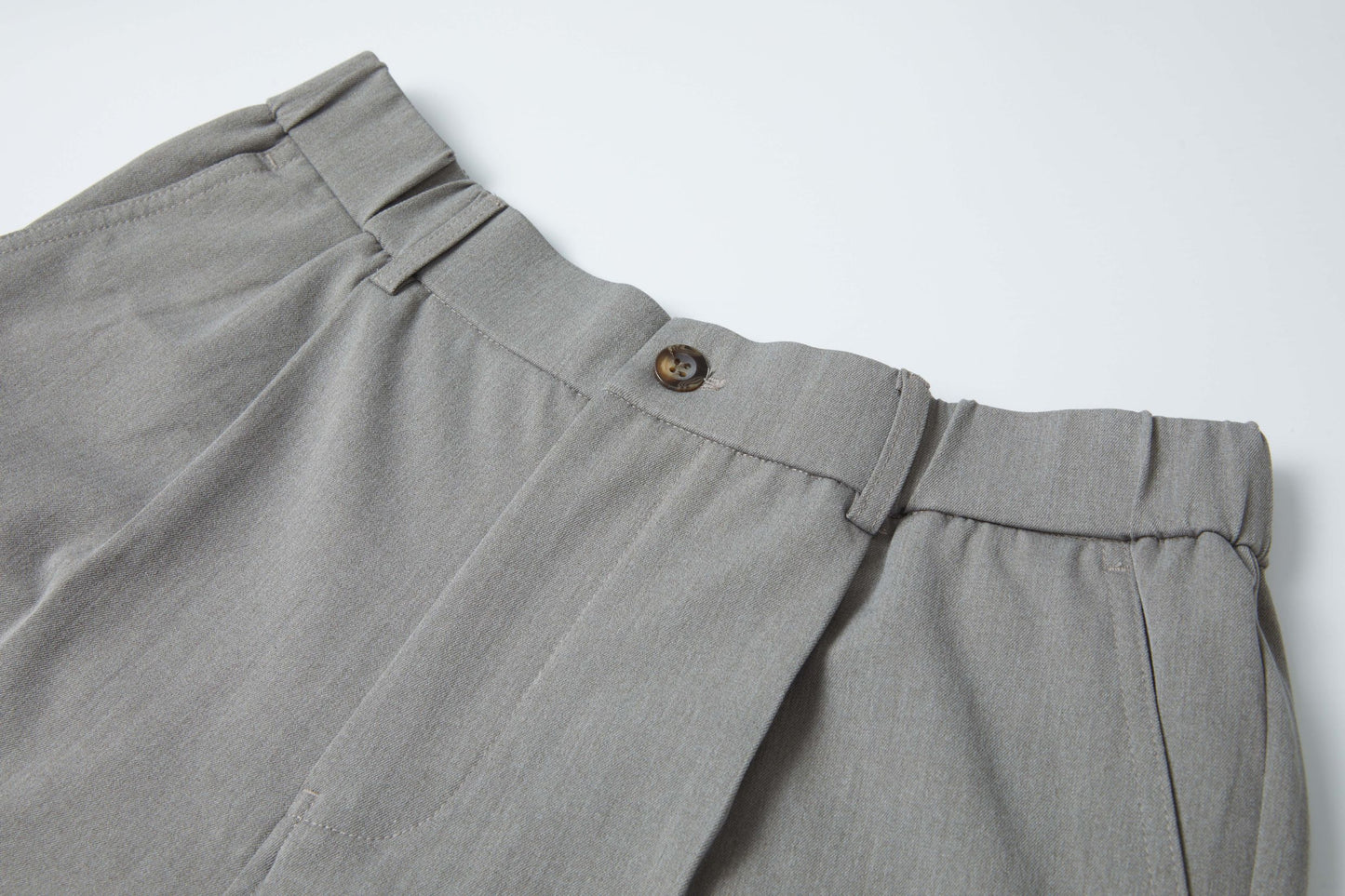 OWNLIFE elasticated waist slim straight pants - CHRISSY.