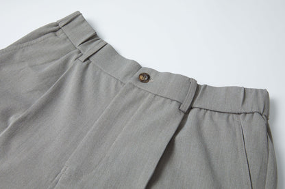 OWNLIFE elasticated waist slim straight pants - CHRISSY.