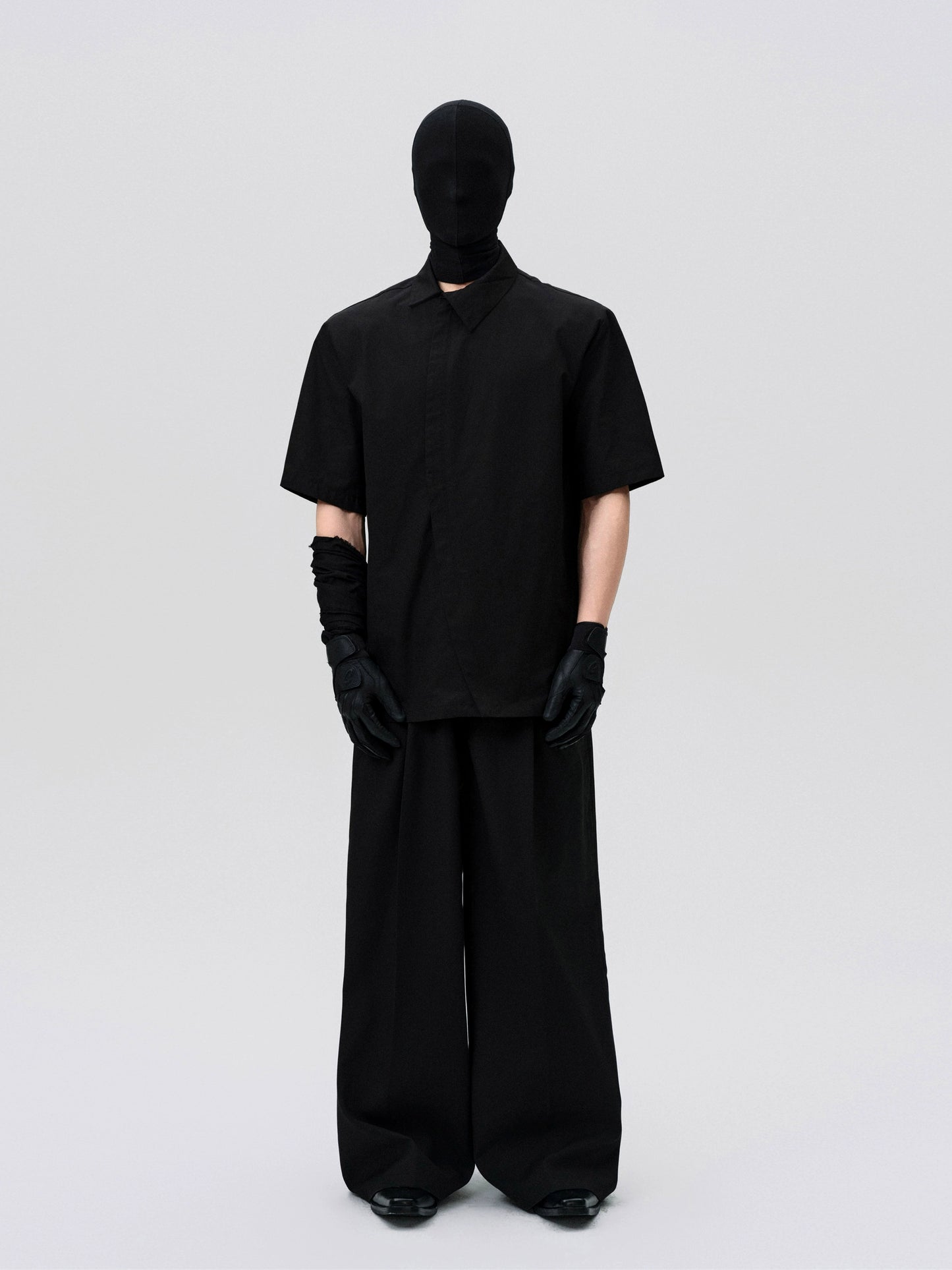 FRKM SCD Slanted Collar Detachable Shoulder Padded Top - OPHELIA.