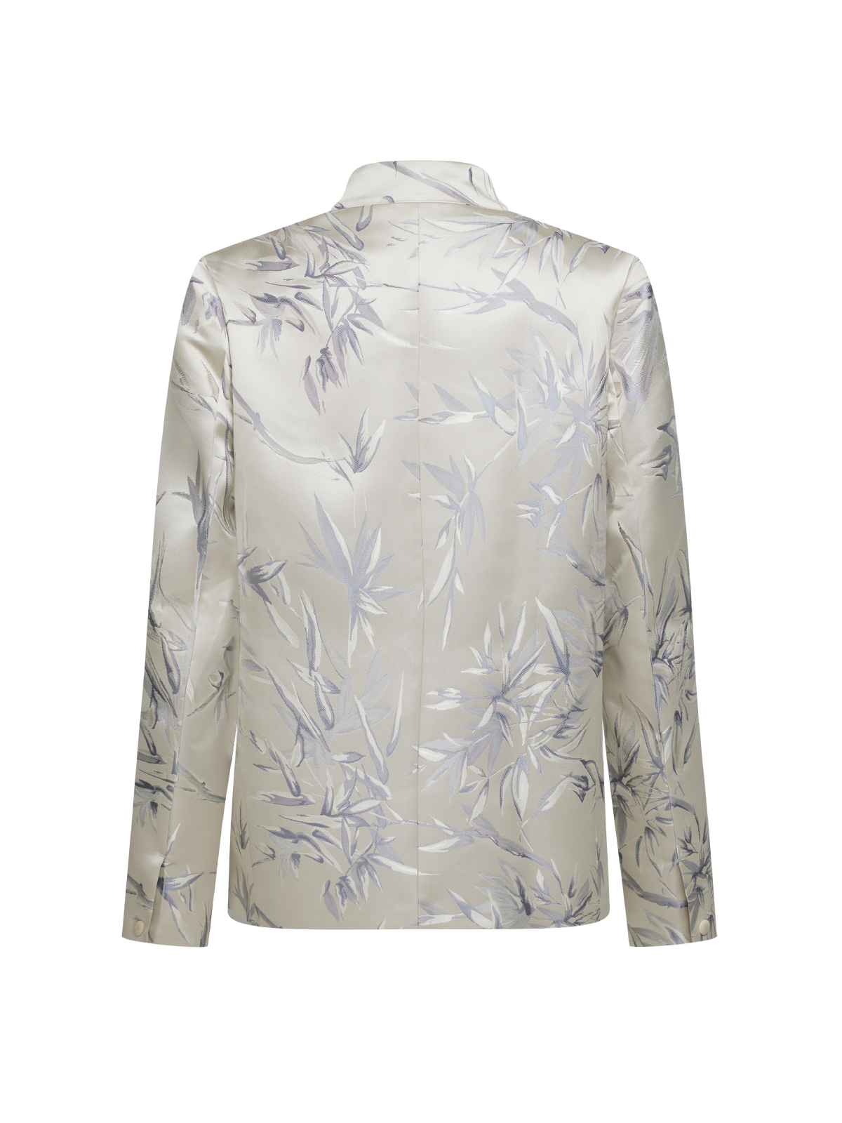 OWNLIFE Stand Collar Brocade Jacquard Suit - TRAIN.