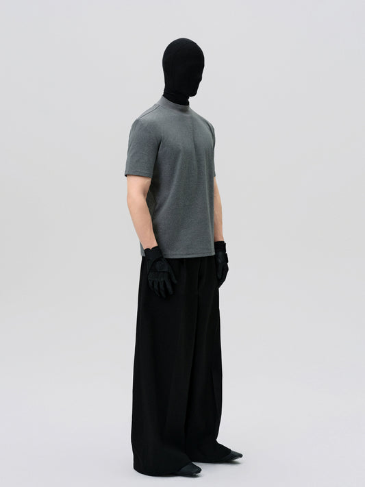 FRKM SCD Solona Fishbone Wide Shoulder Short Sleeve T-Shirt - NATHAN.