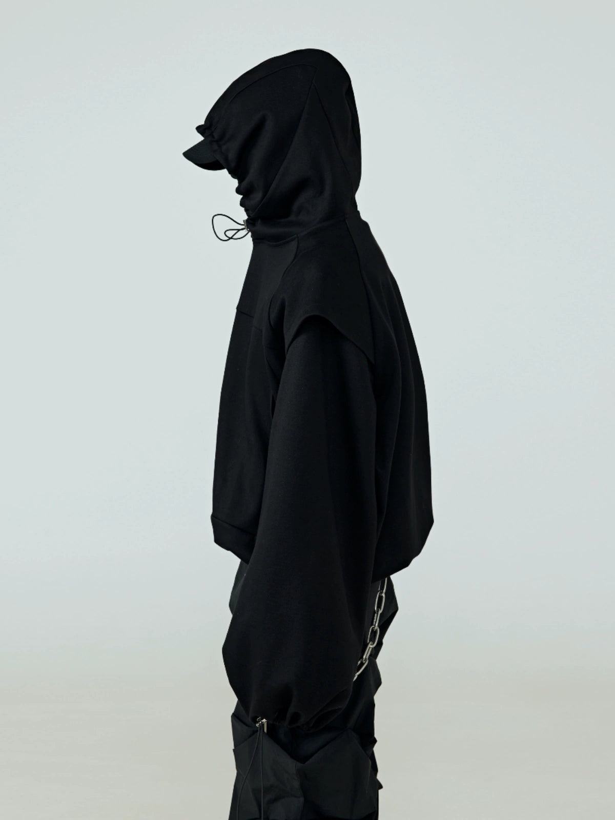 FRKM SCD Oversized frisbee heavy drawstring hooded sweatshirt - UTTER.