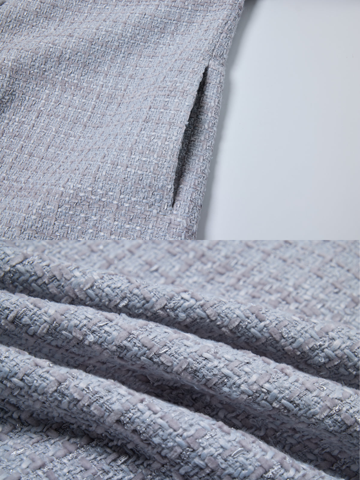 OWNLIFE Tang tweed buckle high end coat  - KENDY.