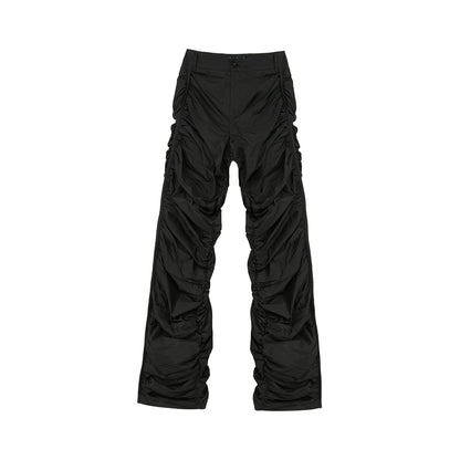 FRKM SCD Ruffled Sweatshirt Pleated hoodie and Pant Set - AALIYAH.
