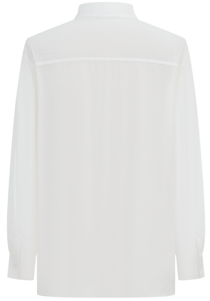 OWNLIFE stand-up collar slant breasted long sleeve shirt - TOPH.