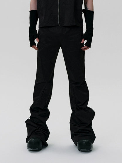 FRKM SCD x 2er0 Collaboration Bootcut Pleated Loose Casual Pants - KARINA.