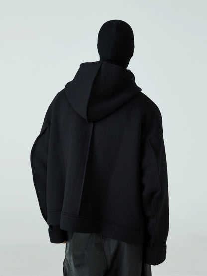 FRKM SCD 24 F W Hooded Sweatshirt Padded Thermal Cardigan - SIORBAN.