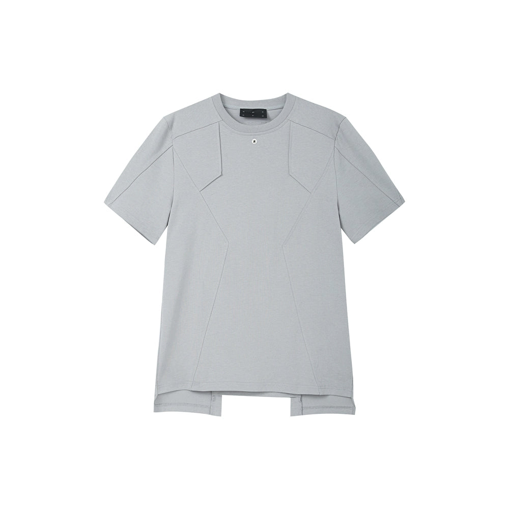 FRKM SCD simple design deconstructed short sleeve t-shirt - FEINT.
