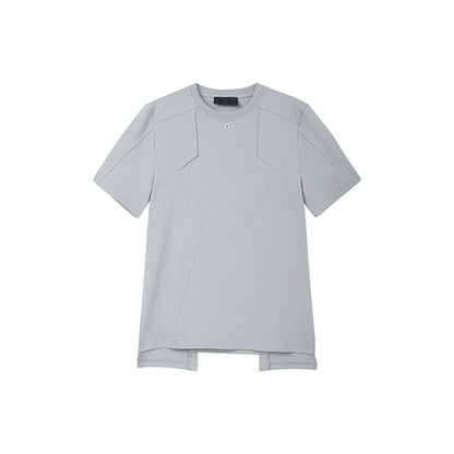 FRKM SCD simple design deconstructed short sleeve t-shirt - FEINT.
