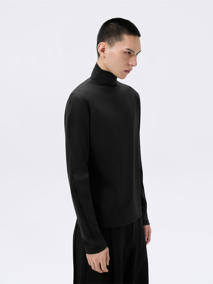 FRKM SCD Fitted Waist Long Sleeve High Neck Stretch Streamlined Top - NIGEL.
