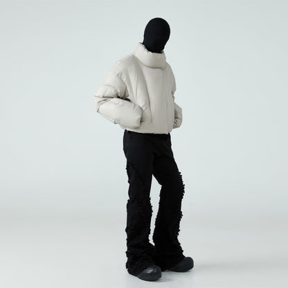 FRKM SCD 24FW 90 White Duck Down Thickened Warm Gray Jacket - LEMON.