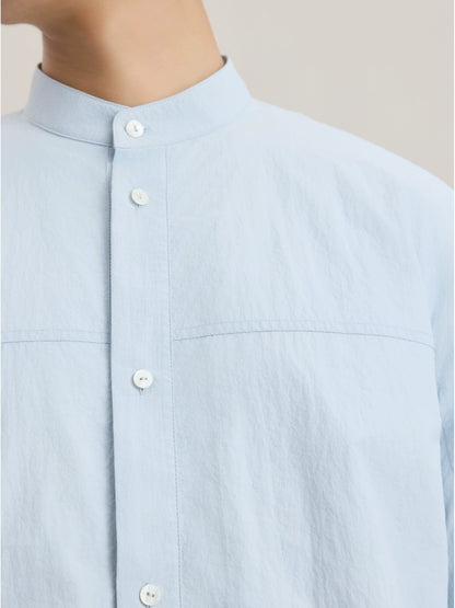 OWNLIFE short-sleeved shirt sky blue versatile - RICHARD.