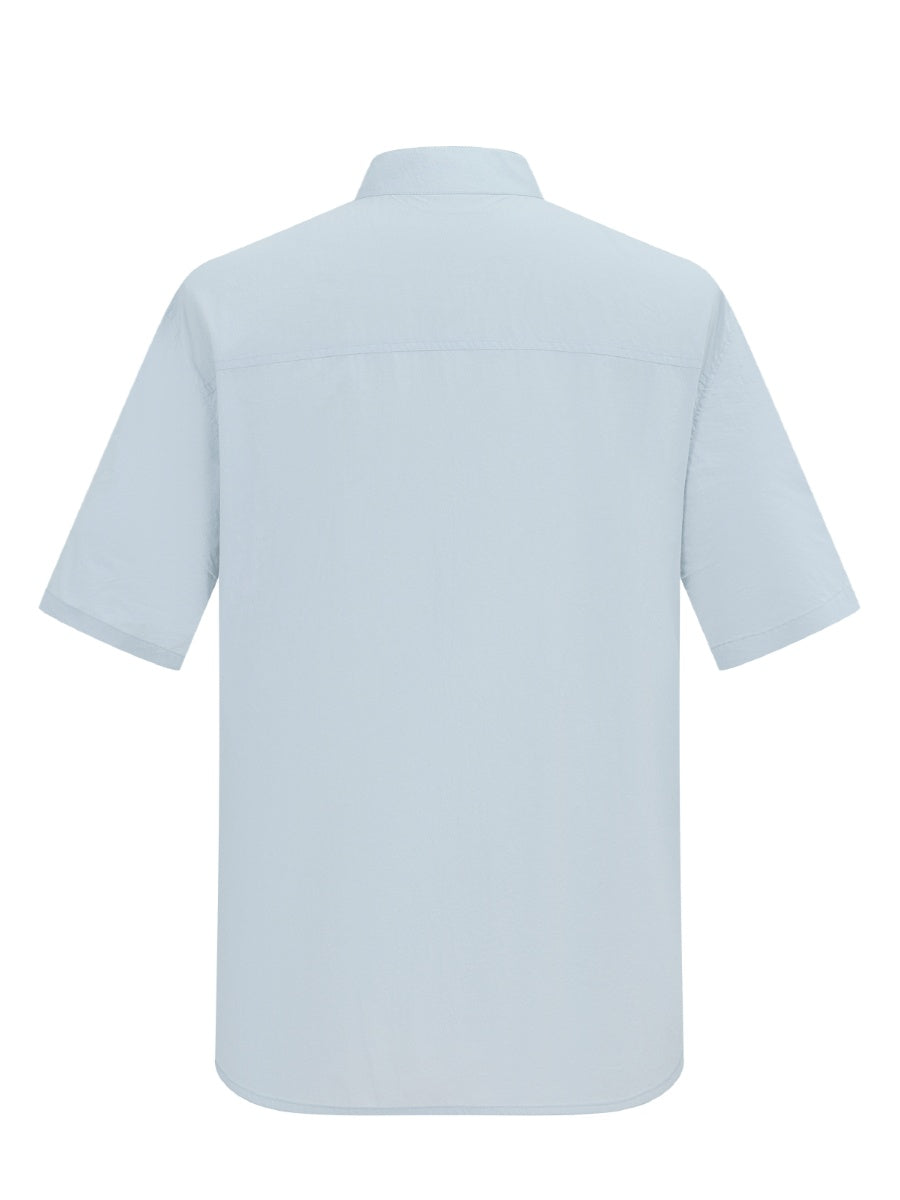 OWNLIFE short-sleeved shirt sky blue versatile - RICHARD.