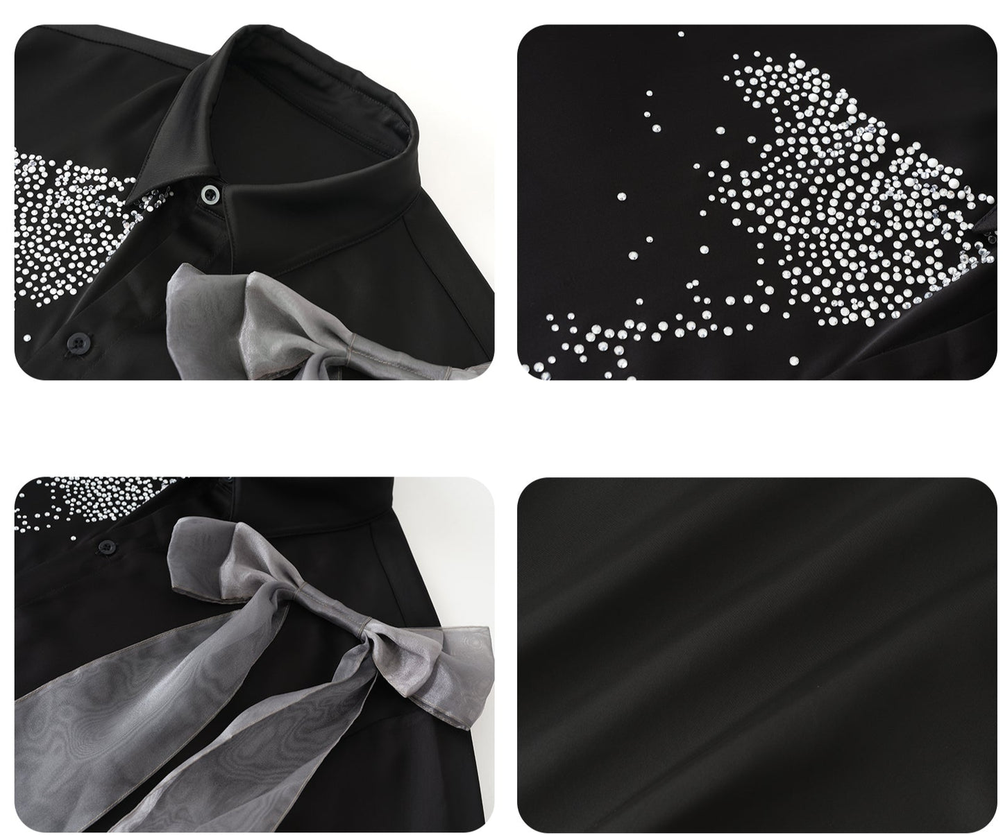 JIECHI  long-sleeved men's appliqué shirt -BRAHAM.