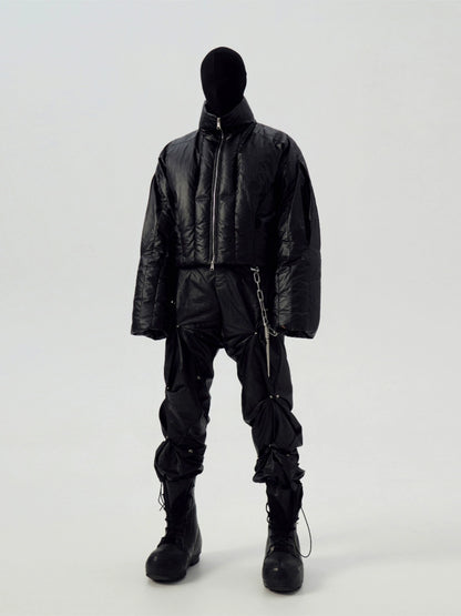 FRKM SCD Three-proof Coated Stand Collar Duck Down Short Jacket - VARIA.