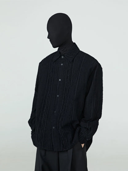 FRKM SCD Raw Edges Stitched Loose Long Sleeve Top - INA.