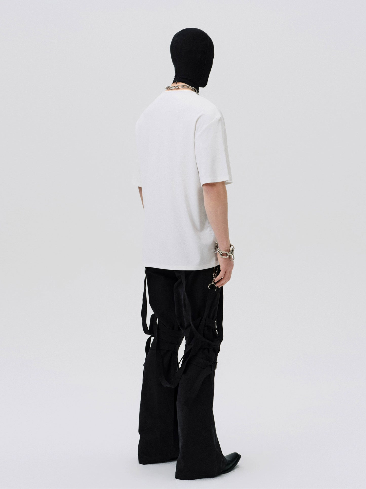 FRKM SCD splashed ink breathable loose crew neck short sleeve T-shirt - TITAN.