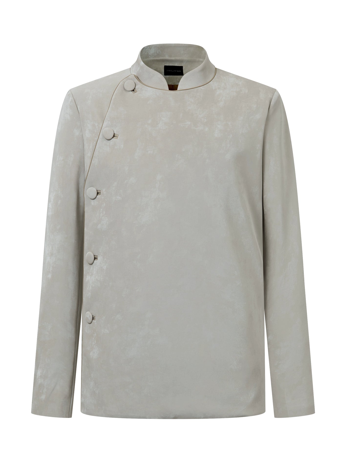 OWNLIFE stand-up collar leather jacket - CHRIS.