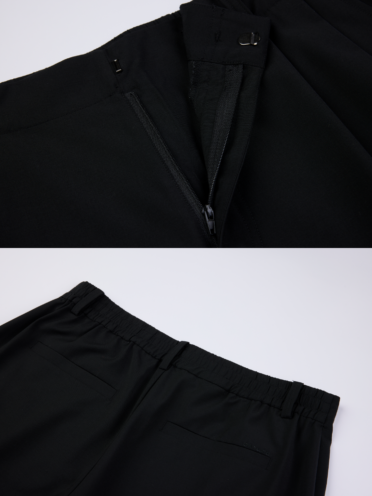 OWNLIFE Relaxed wool wide leg pants - FRAY.