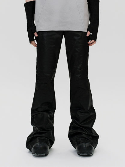 FRKM SCD Deconstructed Handmade Wax Coated Men's Pants - HANSEL.