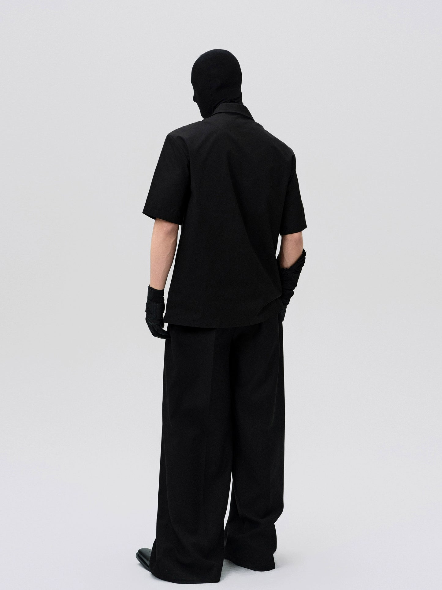 FRKM SCD Slanted Collar Detachable Shoulder Padded Top - OPHELIA.