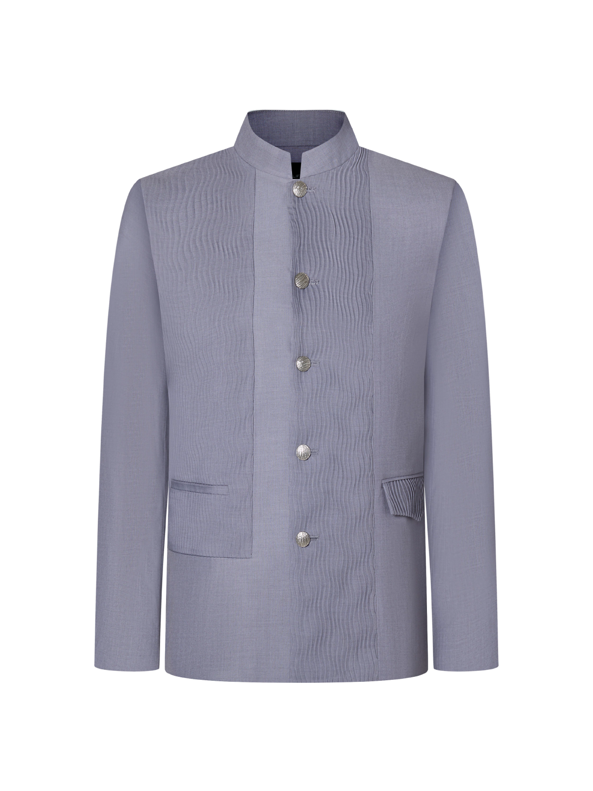 OWNLIFE wavy pattern modified tunic suit set - TOMMY.