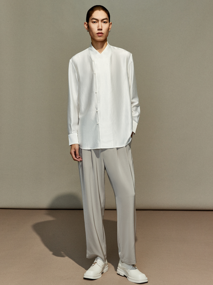 OWNLIFE anti-wrinkle slimming elastic waist pants - JULIUS.