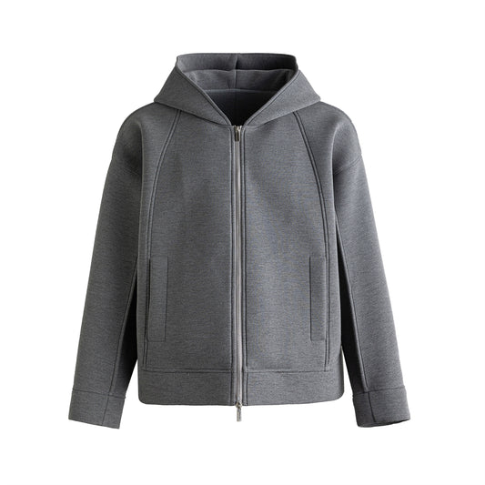 FRKM SCD 24SS Silhouette Hooded Sweatshirt Cardigan - WALT.