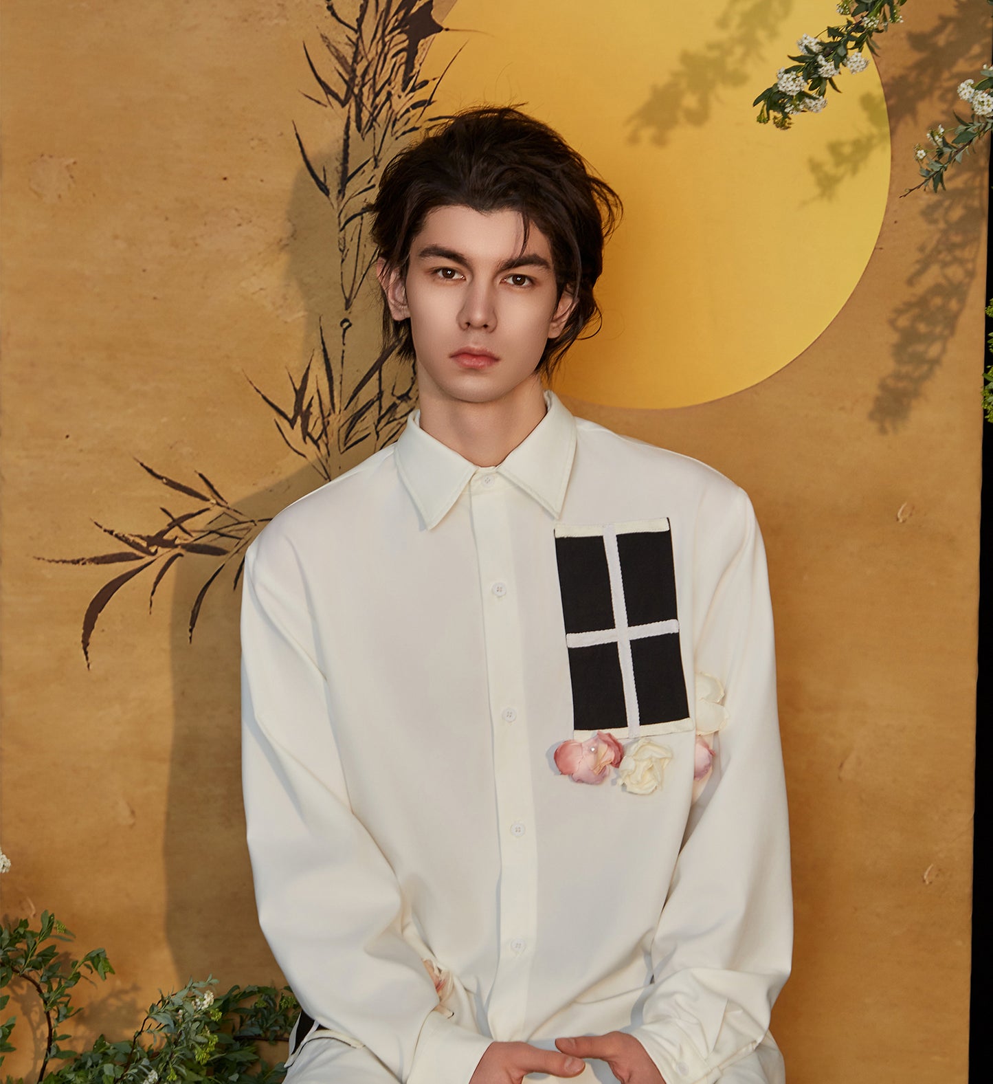 JIECHI casual loose long-sleeved shirt - DARIUS.