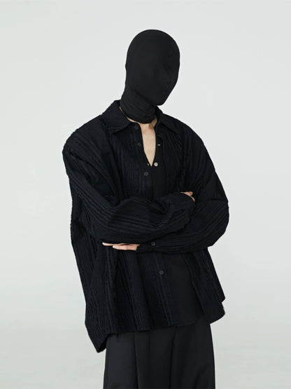 FRKM SCD Raw Edges Stitched Loose Long Sleeve Top - INA.