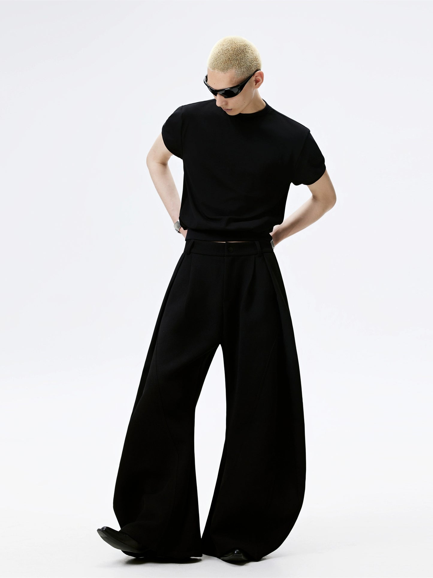FRKM SCD Ribbed Waist Stretch Short Sleeve Versatile T-Shirt - FAST.