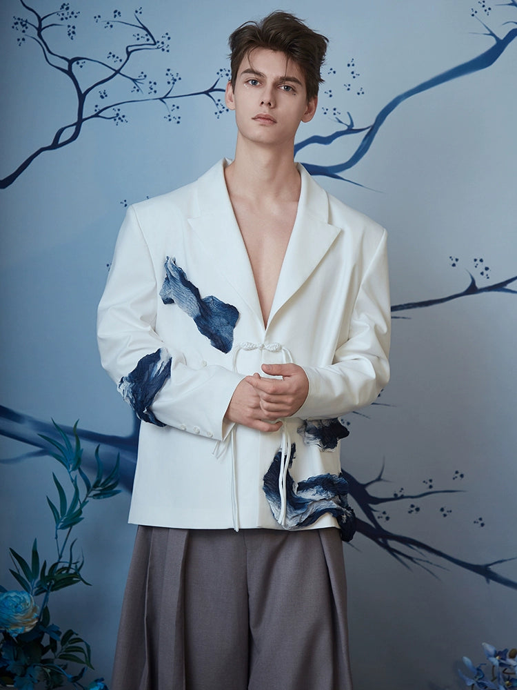 JIECHI loose buckle blazer high-end suit - UMBRA.