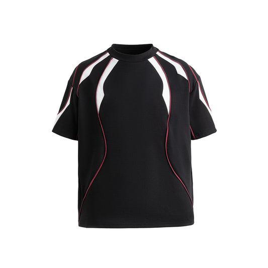 FRKM SCD contrast stitching short-sleeved T-shirt Unisex - ALAN.
