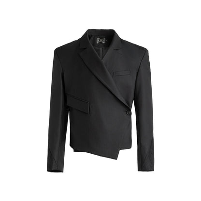 FRKM SCD Lace Panels Irregular Casual Slim Fit Blazer and Pant Set - NARA.