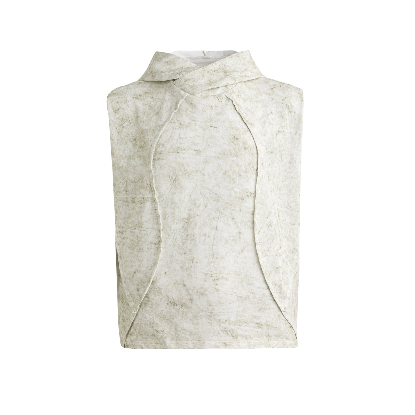 FRKM SCD distressed Dirty wasteland hooded sleeveless vest unisex - DANIEL.