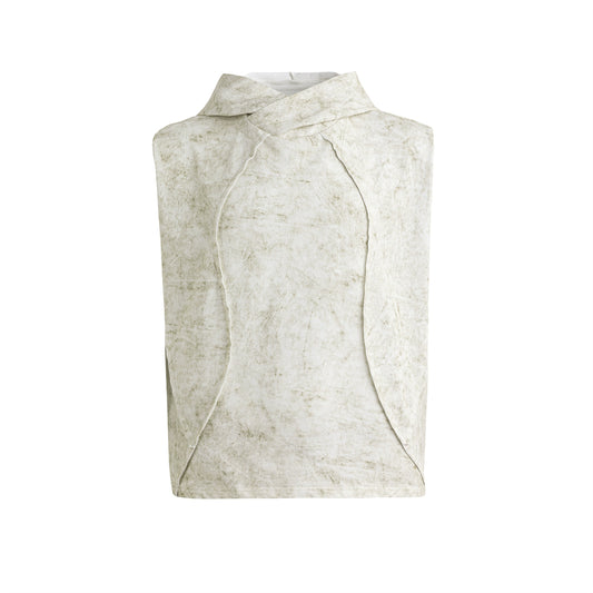 FRKM SCD distressed Dirty wasteland hooded sleeveless vest unisex - DANIEL.