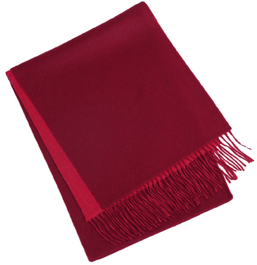 OWNLIFE cashmere double-faced red scarves - MAE.