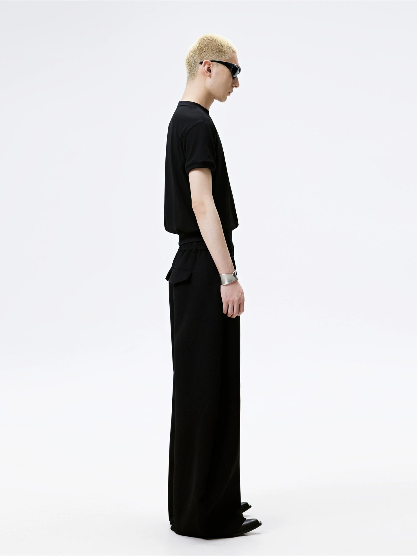 FRKM SCD Ribbed Waist Stretch Short Sleeve Versatile T-Shirt - FAST.