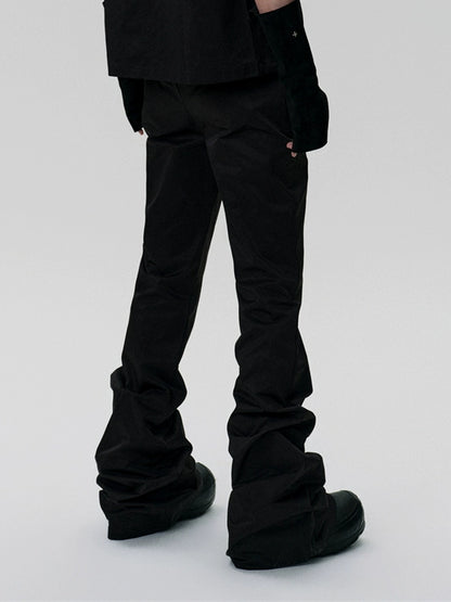 FRKM SCD x 2er0 Collaboration Bootcut Pleated Loose Casual Pants - KARINA.