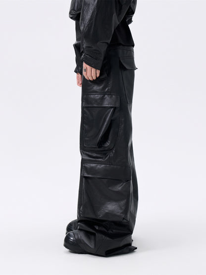 FRKM SCD Multi-Pocket Wax-Coated Three-Dimensional Cargo Pants - TATUM.