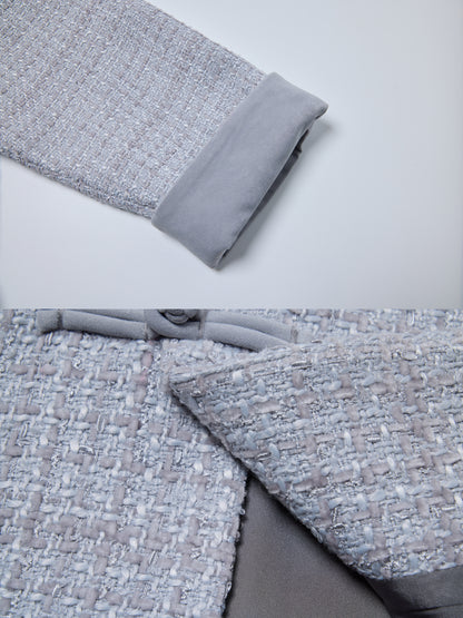 OWNLIFE Tang tweed buckle high end coat  - KENDY.