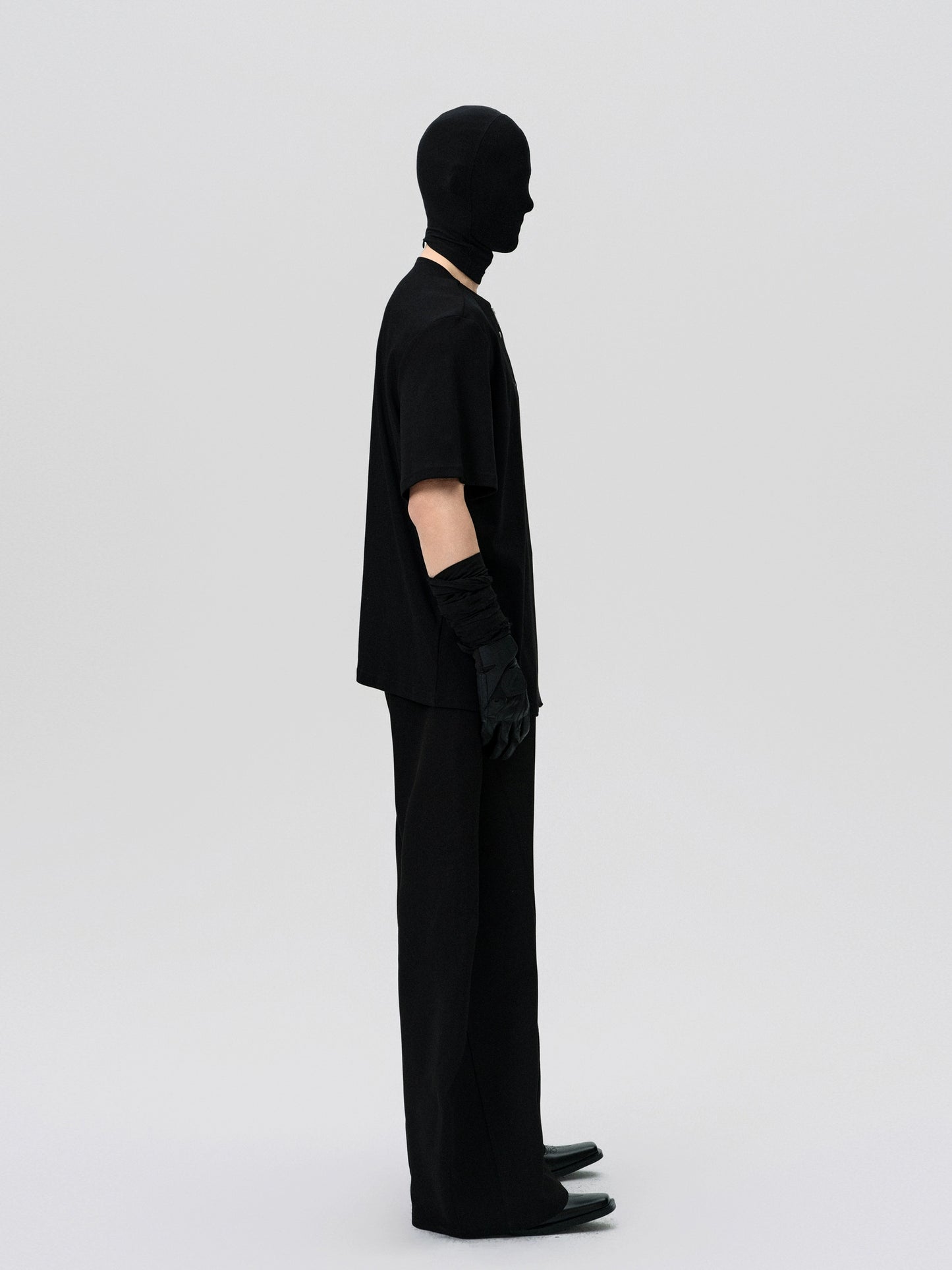 FRKM SCD Stitched V-Neck Deconstructed Ice Short Sleeve T-Shirt - QUOTA.